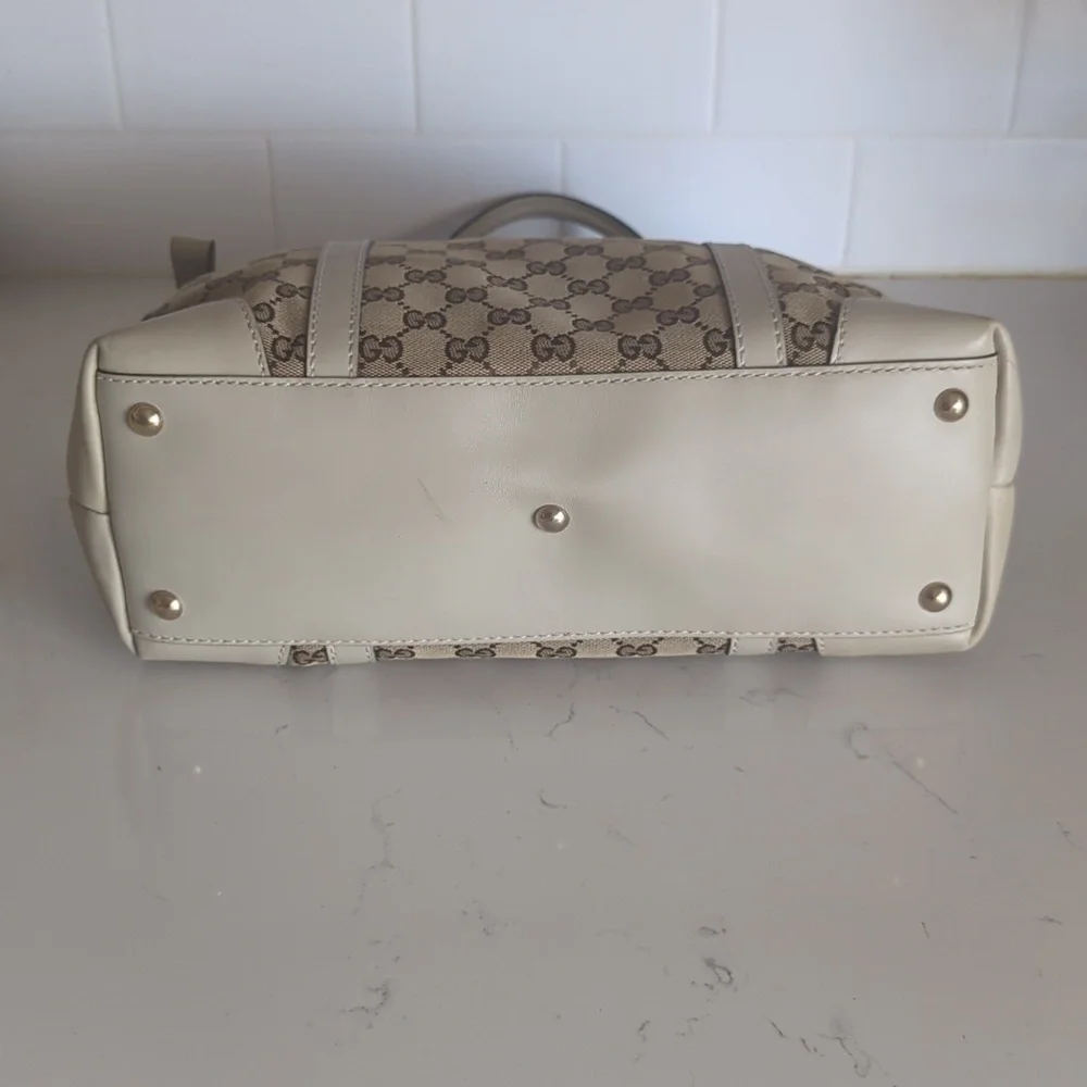 NOT FOR SALE SOLD Gucci Canvas Tote Vintage - Picture 7 of 15